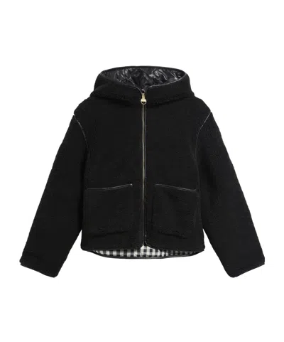 Barbour Solid Color Coat In Black