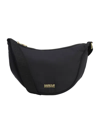 Barbour Solid Color Shoulder Bag In Red