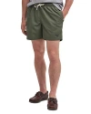 Barbour Essential Solid Nylon Swim Trunks In Olive
