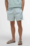 Barbour Somerset Swim Trunks In Pale Apple Green