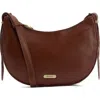 Barbour Sorrel Leather Sling Bag In Brown