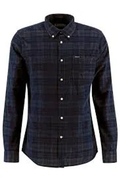 Barbour Blair Tartan Corduroy Shirt In Blue