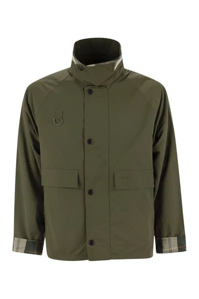 Barbour Spey - Lightweight Jacket With Tartan Lining In Green