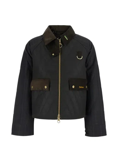 Barbour Spey Quilted Jacket In Black