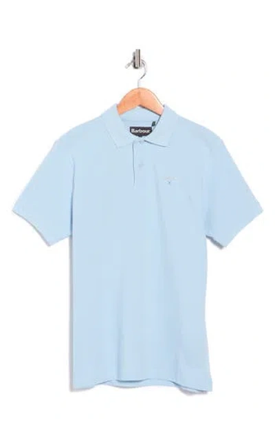 Barbour Sports Classic Fit Piqué Polo In Blue