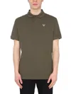 Barbour Embroidered Logo Polo Sports In Green