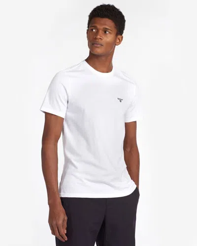 Barbour Sports Mens T-shirt In White