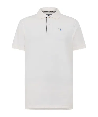 Barbour Sports Polo Mix Shirt In White