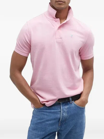 Barbour Sports Polo Shirt In Pink