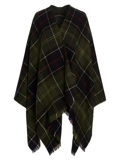 BARBOUR STAFFIN TARTAN SERAPE CAPE