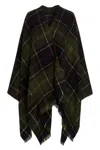 Barbour Staffin Tartan Serape Capes Multicolor In Multi