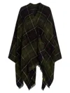 Barbour Staffin Tartan Serape Capes Multicolor In Multi