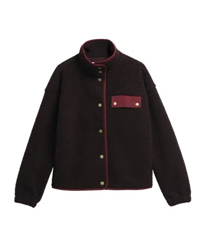 Barbour Stand Collar Fleece Jacket In Multi