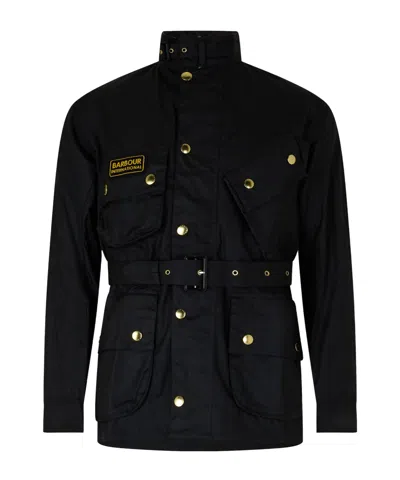 Barbour Stand-collar Waist-tight Multi-pocket Jacket