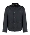 Barbour Standing Collar Casual Jacket In Black