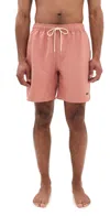 Barbour Staple Logo Swim Shorts 7 Pink Clay In Pink Clay