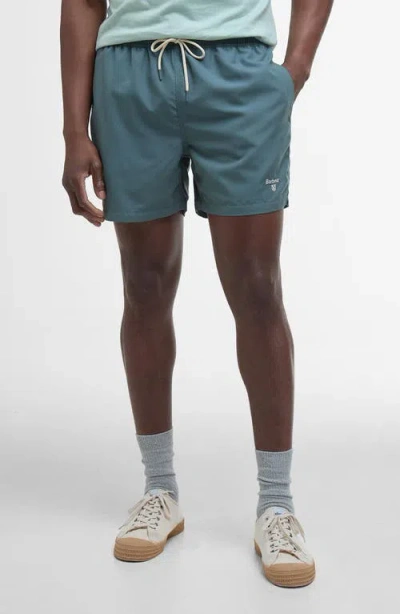 BARBOUR BARBOUR STAPLE LOGO SWIM TRUNKS