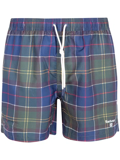 Barbour "staple Tartan" Swim Shorts In Multi