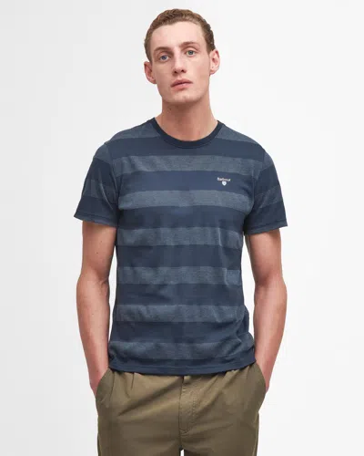 Barbour Stenton Mens Tailored T-shirt In Blue