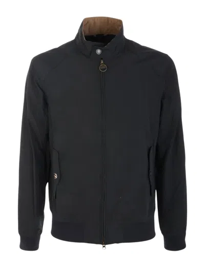 Barbour Steve Mcqueen Harrington Rectifier Jacket In Black