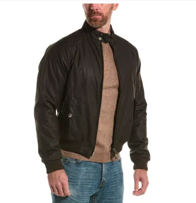 Pre-owned Barbour Steve Mcqueen Rectifier Harrington In Sage British Luxury
