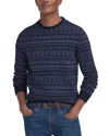 Barbour Stonebeck Crewneck Sweater In Navy