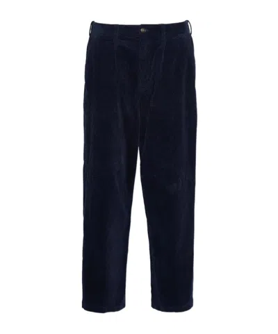 Barbour Stretch Cord Relaxed Trousers In Blue