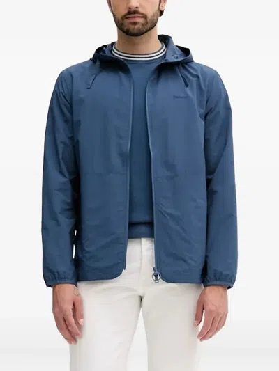 Barbour Stripe-collar Sweatshirt In Green