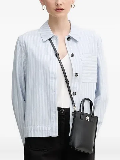 Barbour Striped Chest-pocket Shirt In Blue