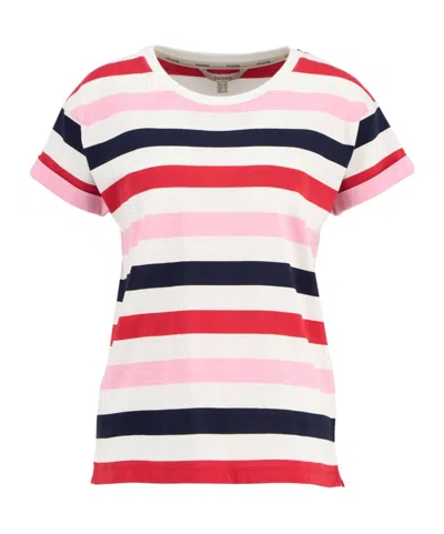 Barbour Striped Crew Neck T-shirt In Multi