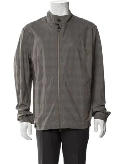 Pre-owned Barbour Striped Jacket In Neutral