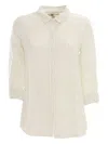 Barbour Marine Striped Long Sleeved Shirt In White