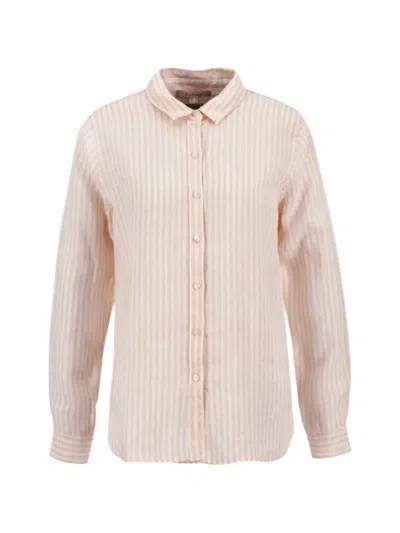 Barbour Striped Long-sleeve Shirt In Neutral