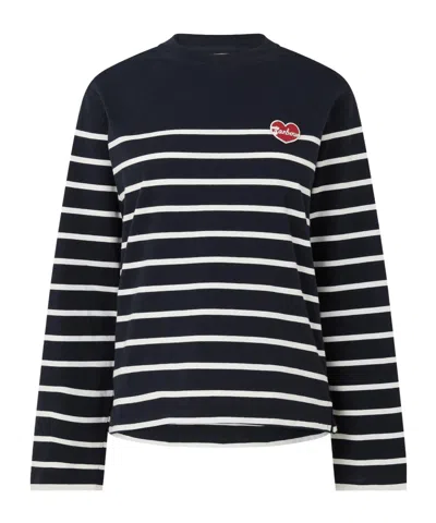 Barbour Harling Striped Long Sleeve T-shirt In Multi