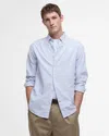 Barbour Striped Oxtown Long Sleeve Mens Tailored Shirt In Blue