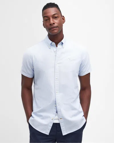 Barbour Striped Oxtown Mens Tailored Shirt In Blue