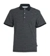 Barbour Striped Westgate Polo Shirt In Navy