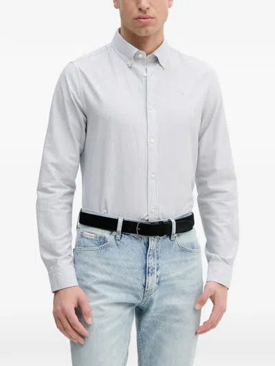 Barbour Stripe-pattern Shirt In Blue