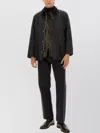Barbour Stylish Jacket With Collar And Pockets In Black