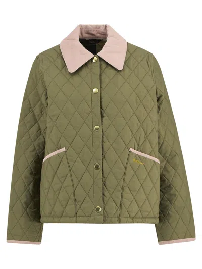 Barbour Stylish Women's Raincoat In Green