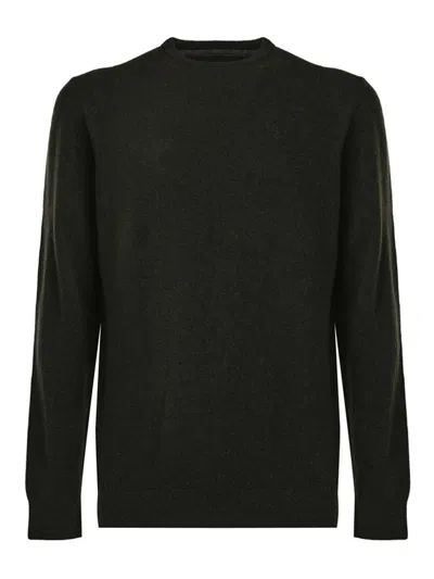 Barbour Woll Crewneck Pull In Black