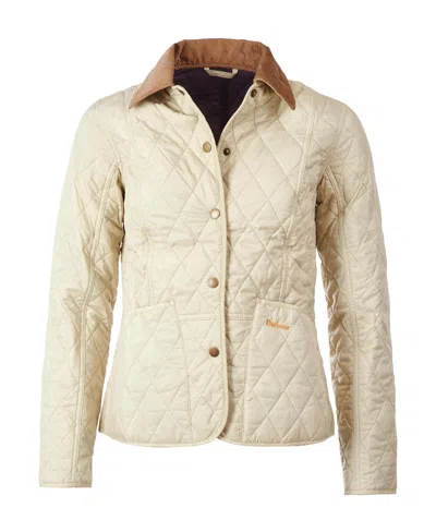 Barbour Summer Liddesdale Quilted Jacket In Nude