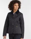 Barbour Blue Liddesdale Down Jacket In Black