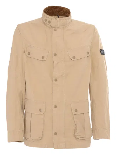 Barbour Summer Wash Duke Jacket In Brown