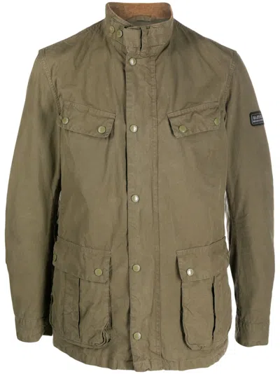 Barbour Summer Wash Duke Jacket In Green