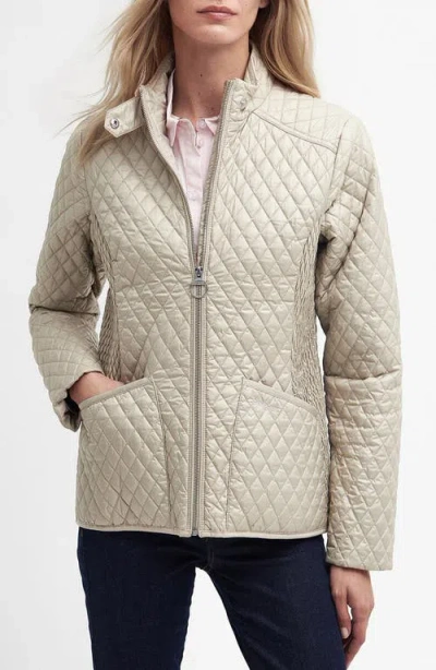 Barbour Swallow Quilted Jacket In Light Sand