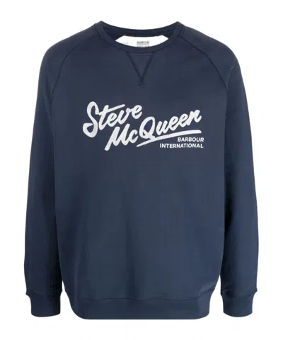 Barbour Sweat Shirt In Blue