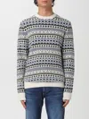 Barbour Sweater  Men Color White In Blue
