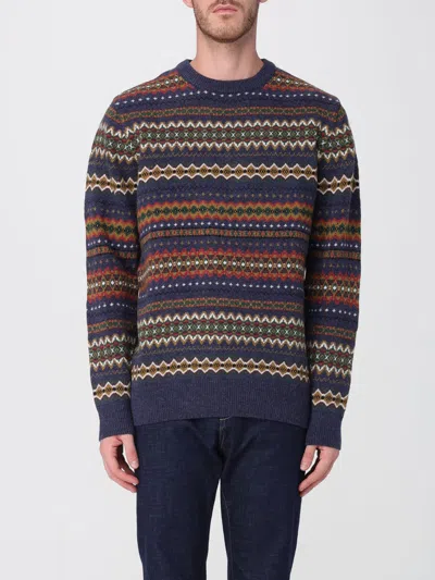 BARBOUR SWEATER BARBOUR MEN COLOR BLUE,H25701009