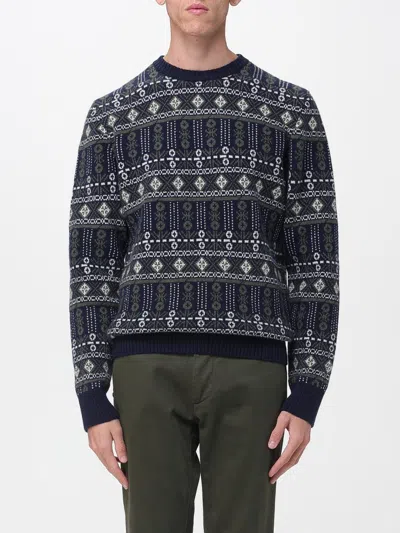 Barbour Sweater  Men Color Blue In Gray